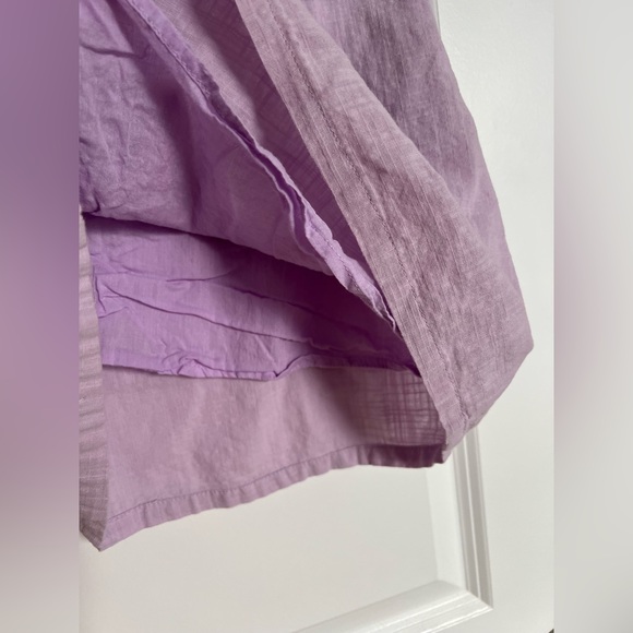 Lavender Puff Sleeve Mini Dress - Picture 5 of 10